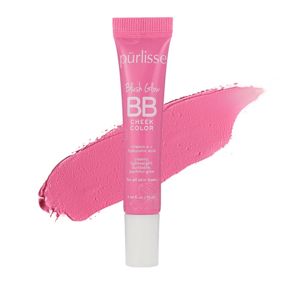 Purlisse Blush Glow BB Cheek Colour Liquid in Petal Pink Blush Cream Blush